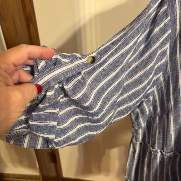 CLUB Z COLLECTION Gray/White (100% Cotton) top - 3x - Picture 4 of 13